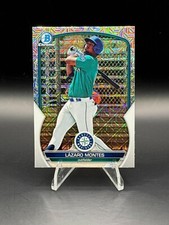 2023 Bowman - LAZARO MONTES #BCP-233 - Mojo Refractor Chrome Prospects Mariners