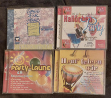 4 CD Sammlung Konvolut Party Hits und Fan Son...