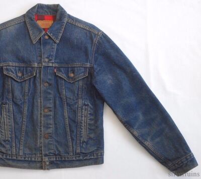 Levis Vintage Denim Jacket 1980's Levi Strauss Flannel Lined San