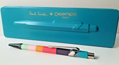 kugelschreiber 849 Caran d'ache & Paul Smith Edition 3 Limited PEACOCK BLUE