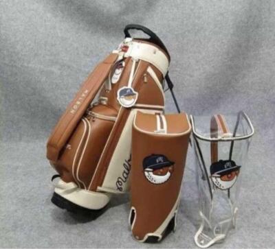 Malbon Golf キャディバッグ ブラウン Malbon Golf Malbon Caddy Bag Brown Brown Malbon New | eBay