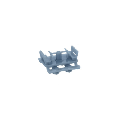 Spur N Draisine unlackiert grau, Spur N, mit Sitzen, Standmodell zur Deko