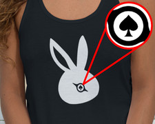 Queen of Spades Hotwife Shirt Tank Top QOS BBC - Spade Eye Snowbunny Tank Top