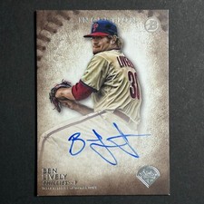 Ben Lively 2015 Bowman Inception Prospect Autographs #PA-BL (AU, RC) ⚾ Baseball 