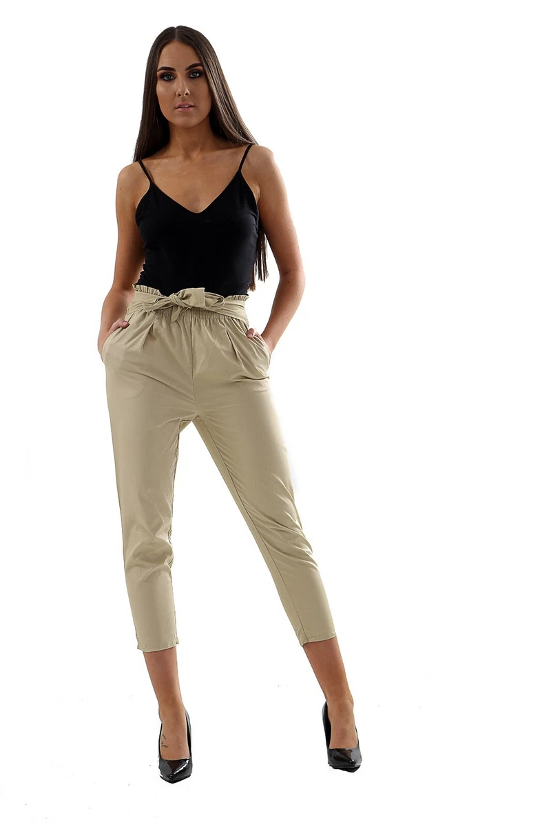 Stone paperbag hotsell trousers