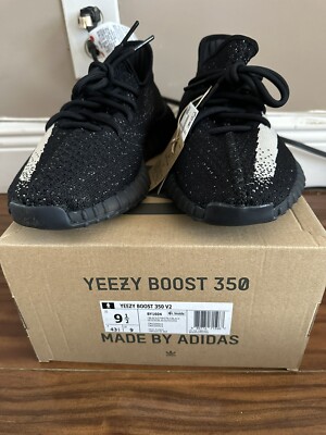 Adidas Yeezy Boost 350 V2 Oreo size 9.5 Size 9.5 - adidas Yeezy Boost 350 V2 Low Oreo BY1604  main image 3
