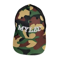 Mylec Hockey Trucker Hat Camo Snapback Black Mesh Cap Embroidered Logo New