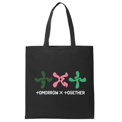 KPLUSPOP TXT Tomorrow x Together K-POP Logo Graphic Tote Shoulder
