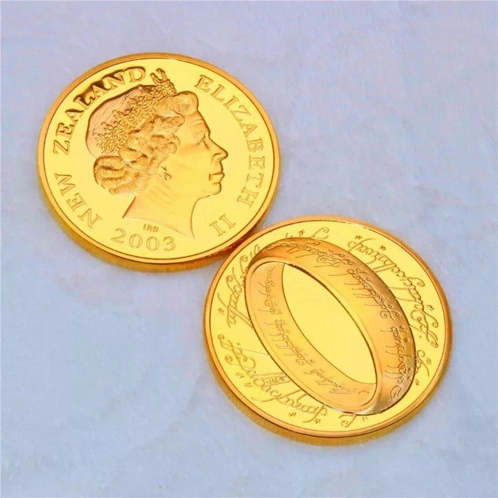 s-l1600 New Zealand Lord of the Rings Gold Coin Elizabeth II