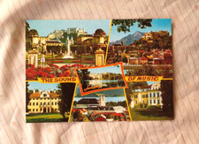 The Sound of Music Salzburg Austria Postcard 1988