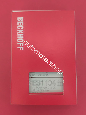 Beckhoff ES1104 Terminale Ethercat 4 Canali Digitale 24VDC 3ms 2/3 Fili