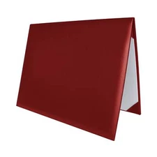 Endea Graduation Red Plain Diploma Cover for 8.5" x 11" diploma