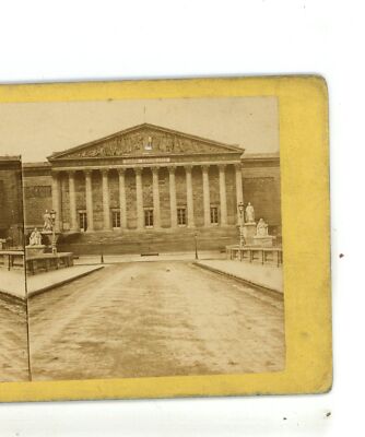 Palais Bourbon Paris France Stereoview