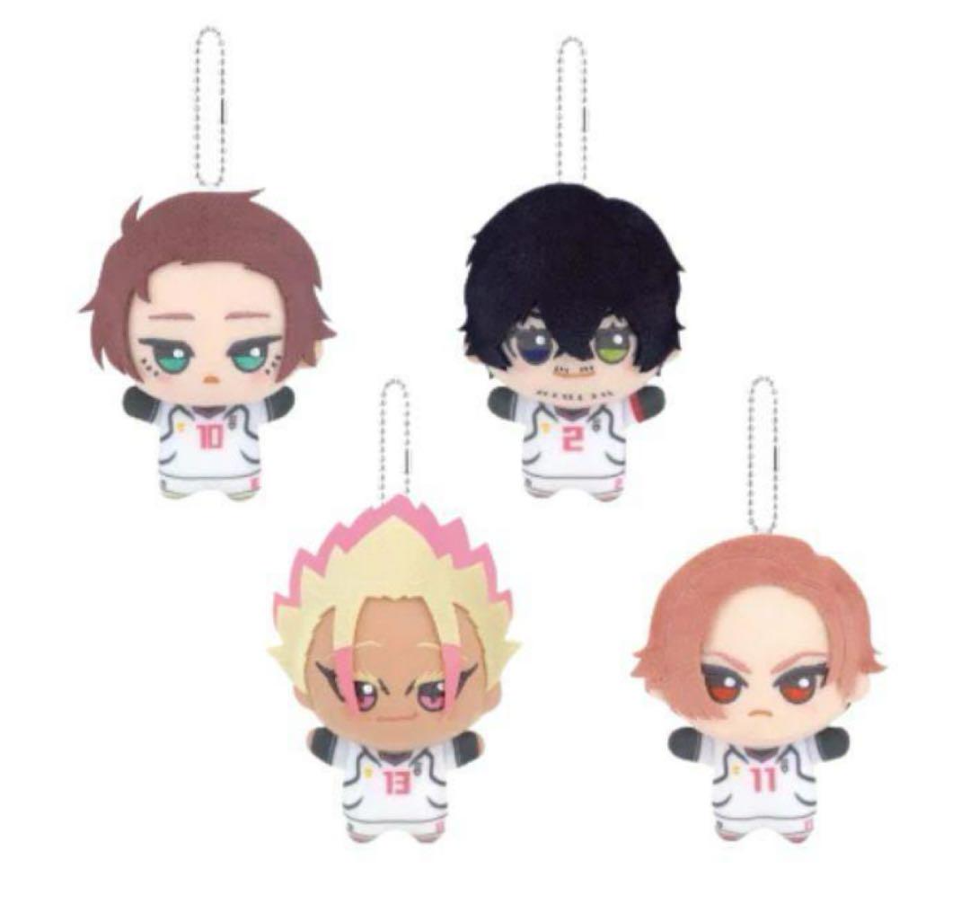 Blue Lock Chibigurumi vol.10 Mascot Plush Sae Oliver Shuto Ryusei