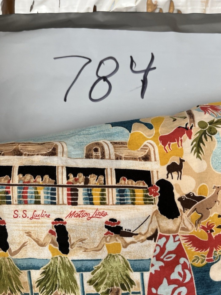 Tori Richard Honolulu Men 3XL Hawaiian Vacation Short Sleeve Cotton