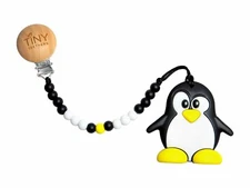 Tiny Teethers Baby Pacifier Clip and BPA Free Silicone Chewbeads and Teether...