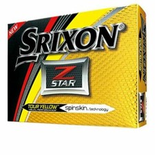 Srixon Z-Star Tour Golf Ball - Yellow Pack of 4 