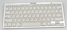 Sanoxy Silver Wireless Bluetooth Keyboard Ipad Iphone Android Tested Works
