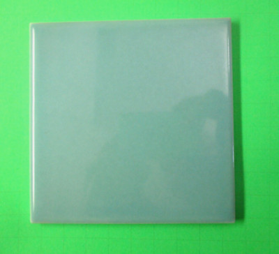 1 Wall Tile Atco USA 4-3/8'' Sq. Aqua Green Turquoise Ceramic 1950s Retro Vintage