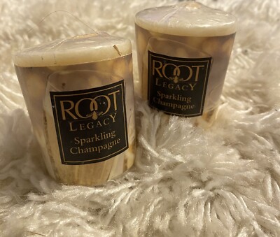 Root Legacy Votive Candle Set | Pair | Sparkling Champagne