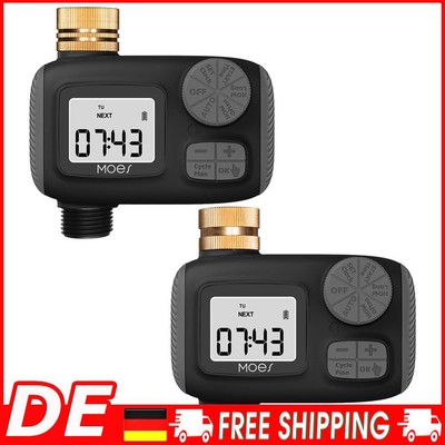 Water Timer IP55 Waterproof Automatic Water Timer Brass Inlet for Outdoor Use