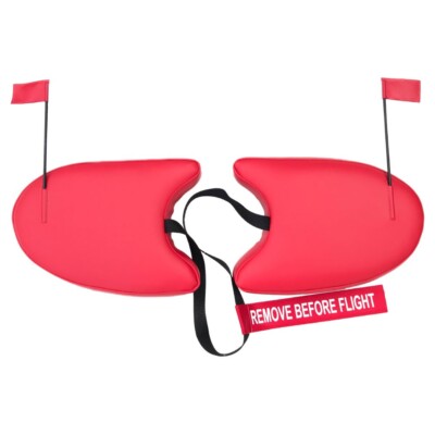 Bouchons De Capot Pour Cessna 182B Avec Ruban RBF Rouge - Neufs, Marque Got Plugz