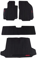 2018-2024 Gmc Terrain Front Rear Cargo All Weather Floor Mats Black Oem Gm