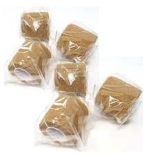 6 Pack Self Adhesive Cohesive Vet Tape Bandage Wrap Elastic Adherent 2"x 5Yards