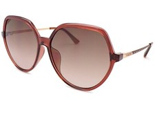 Guess Sunglasses Brown Cognac/ Rose Gold with Gradient Brown Lenses GU7798 45F