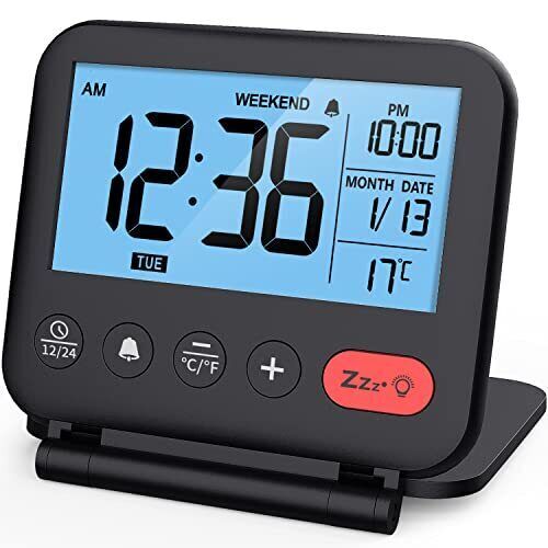 For Bedroom Office: Small Lcd Desk Clock