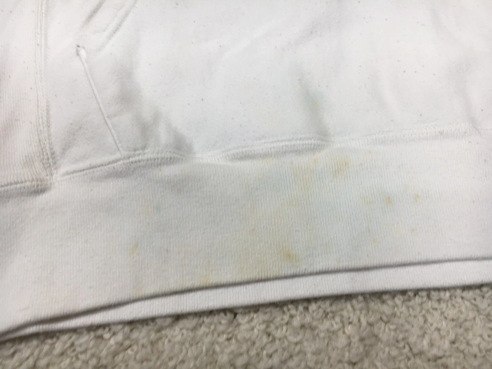 FEAR OF GOD Felpa Champion Uomo Cappuccio Bianco Medio Pullover Reverse Weave Fear God