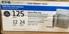 Eaton Cutler Hammer BRP12L125 Indoor 125AMP 12 Space 24 Circuits 1PH load center