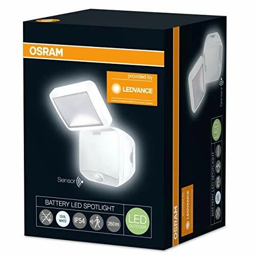 Osram LED Wandleuchte mit Sensor Außenanwendung zeitlos kaltweiß EEK:G (Spk.A-G) - Bild 4 von 4