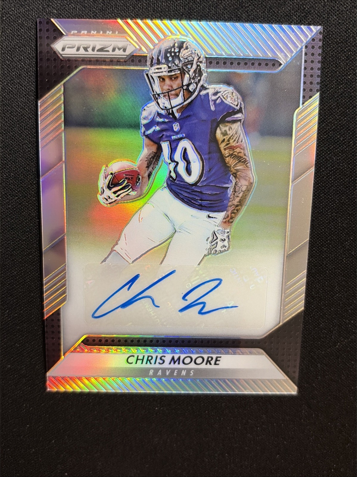 Chris Moore Panini Prizm Rookie Autograph Prizm #RACMR Base