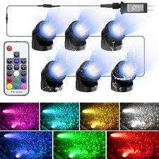 RGB Submersible LED Lights 20 Colors Dimmable Underwater Pond Fountain Lights