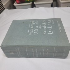 (X edizione) Farmacopea ufficiale della repubblica italiana 1998