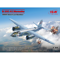 B-26C-45 Marauder Wwii American Bomber Kit 1:48 Icm Kit Aerei -D- Neues Modell
