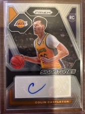 2023-24 Panini Prizm - Rookie Signatures Colin Castleton #RSI-CNC (RC, AU)