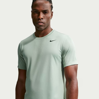 Nike Herren grün Flex Kurzarm Performance Gym T-Shirt XL neu mit Etikett C3668
