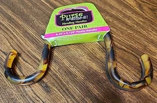 PURSE n-alize-it! Handbag Plastic Handles Tortoise Bell Shaped New Old Stock VTG