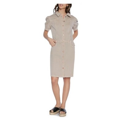 Wash Lab Denim Puff Sleeve Denim Dress Size Medium