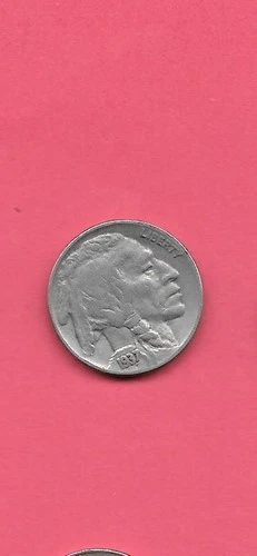 US USA BUFFALO NICKEL 1937 P VG-VERY GOOD-NICE OLD ANTIQUE USED 5 CENT COIN