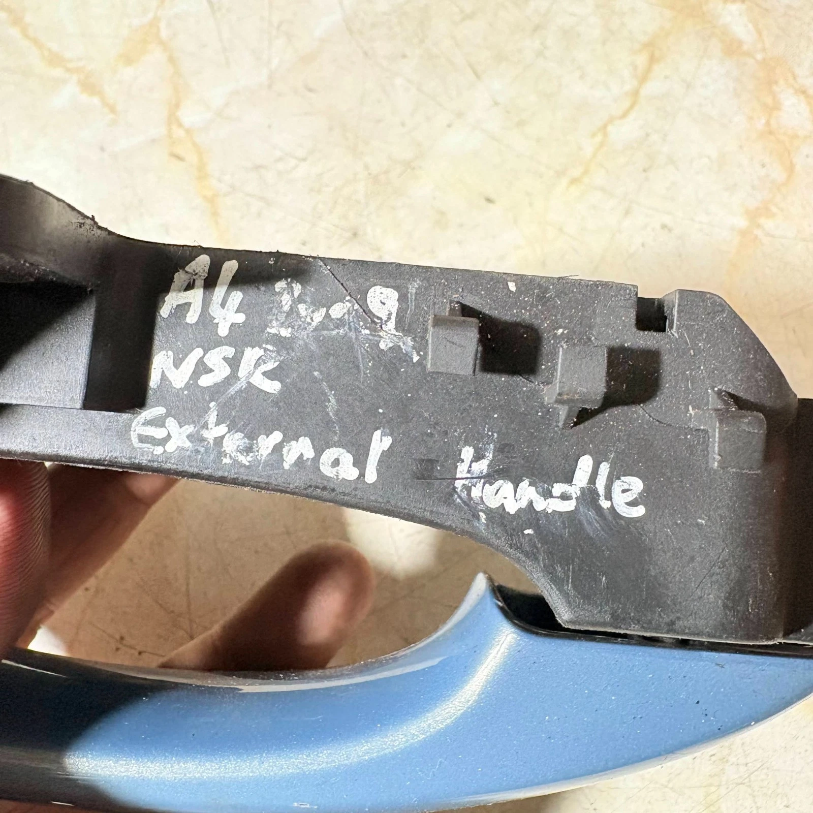 Item identification marking A4 2019 NSR external handle