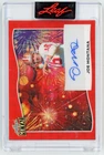 1/1 JOE MONTANA 2025 LEAF METAL FB FIREWORKS AUTOGRAPH RED SP AUTO CARD #BA-JM2