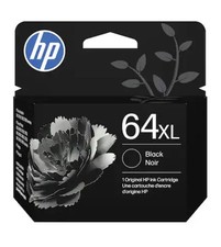 HP 64XL High Yield Black Original Ink Cartridge, 600 pages, N9J92AN 140