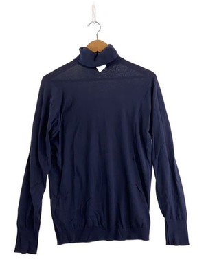 JOHN SMEDLEY 90s High-Neck Knit Sweater (Lightweight) -- Cotton
