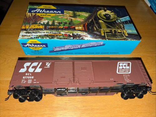 ATHEARN ESCALA HO 50' DOBLE PUERTA BOXCAR COSTA LÍNEA SCL#677058 | Zustand: New
