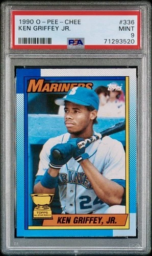 Ken Griffey Jr. 1990 O-Pee-Chee #336 PSA 9 OPC 2nd Year Low Pop 192 HOF