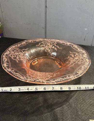 Pink Depression Console Bowl