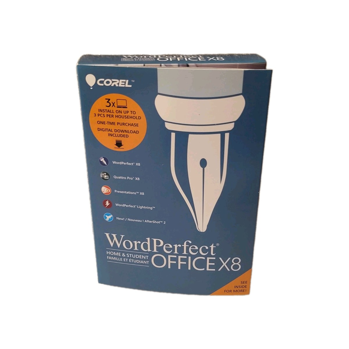Corel WordPerfect Office Home & Student X8 (WPOX8HSEFMB) for sale